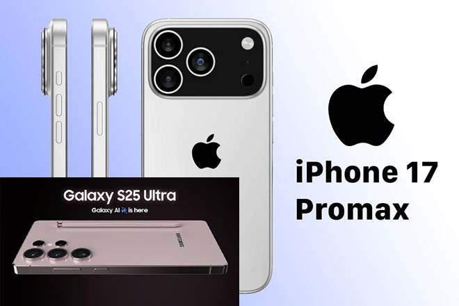 Cuộc chiến camera, hiệu năng và pin giữa iPhone 17 Pro Max và Galaxy S25 Ultra