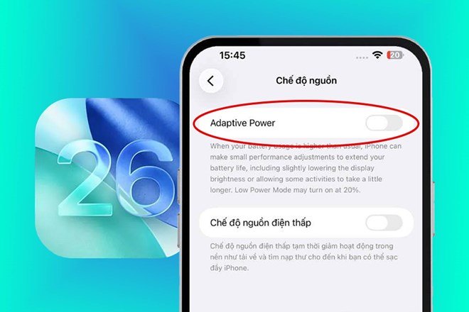 Nhà Táo thêm chế độ tiết kiệm pin mới trên iOS 26 nhưng không dành cho mọi iPhone